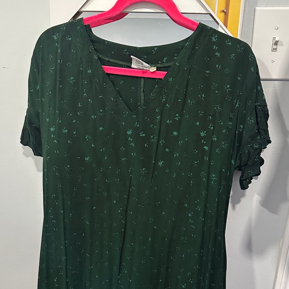 Elegant Green Midi Dress